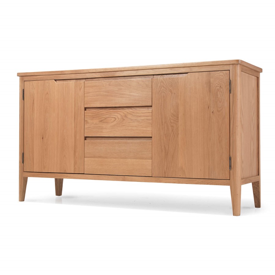 Campbell Solid Oak Large Sideboard