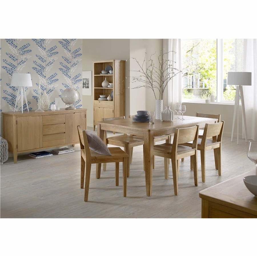 Campbell Solid Oak Plasma TV Unit