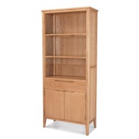 Campbell Solid Oak Tall Bookcase