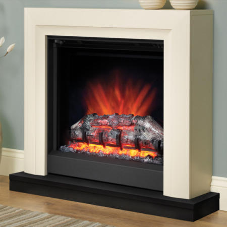 Be Modern Perthshire 31 inch Electric LED Fire with Ivory Surround 