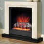 Be Modern Perthshire 31 inch Electric LED Fire with Ivory Surround 