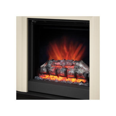Be Modern Perthshire 31 inch Electric LED Fire with Ivory Surround 