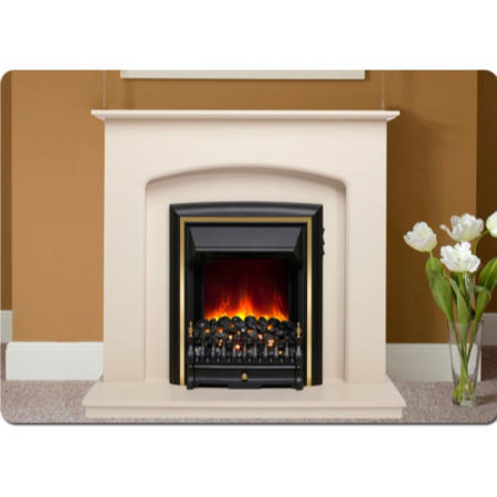 Be Modern Lusso Eco 42inch Electric Fire in Ivory