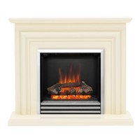 Be Modern Carina Eco Electric Suite Fireplace in a Cream Finish