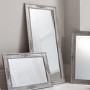Ellesmere Carved Large Floor Standing Mirror in Grey - Caspian House