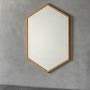 Helston Antique Gold Mirror Caspian House