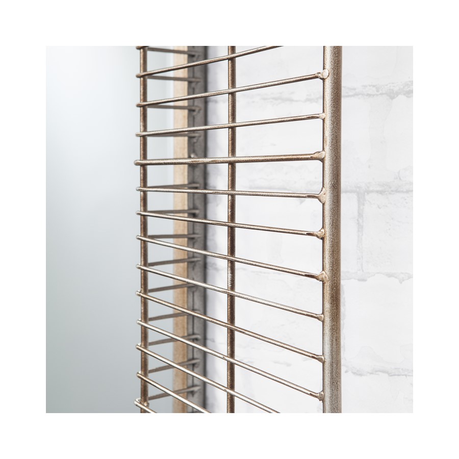 Olden Wire Mesh Rectangle Wall Mirror 