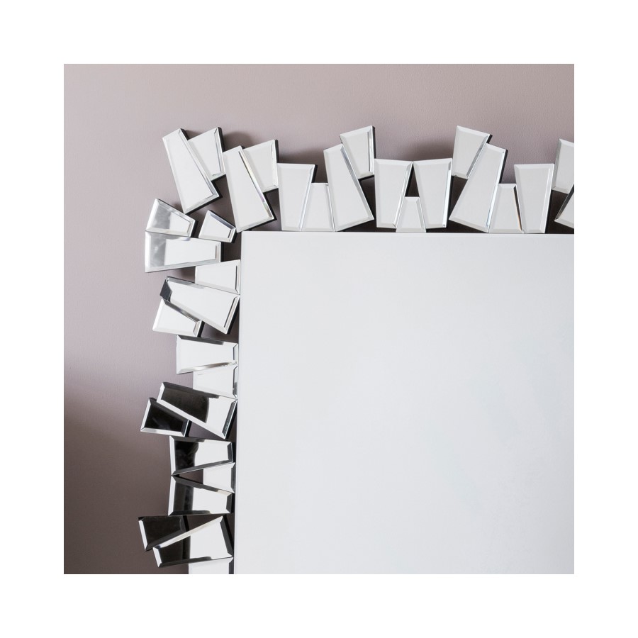 Rickman Wall Mirror With Statement Mirror Frame Detail