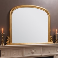 Gold Frame Overmantel Mirror  Gold Frame Overmantel Mirror
