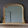 Gold Frame Overmantel Mirror