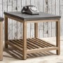 Brooklyn Large Side Table With Concrete Top