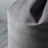 Delta Bean Bag Chair in Charcoal Grey Felt Fabric