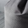 Delta Bean Bag Chair in Charcoal Grey Felt Fabric