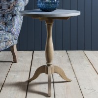 Dexter Faux Concrete Side Table 