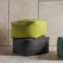 Elder Square Bean Bag in Grey