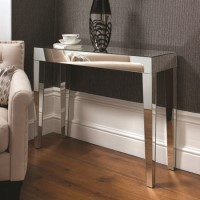 Geo Mirrored Console Table 
