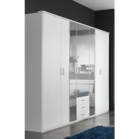 Evoque White Wardrobe with Crystal Effect Detailing 
