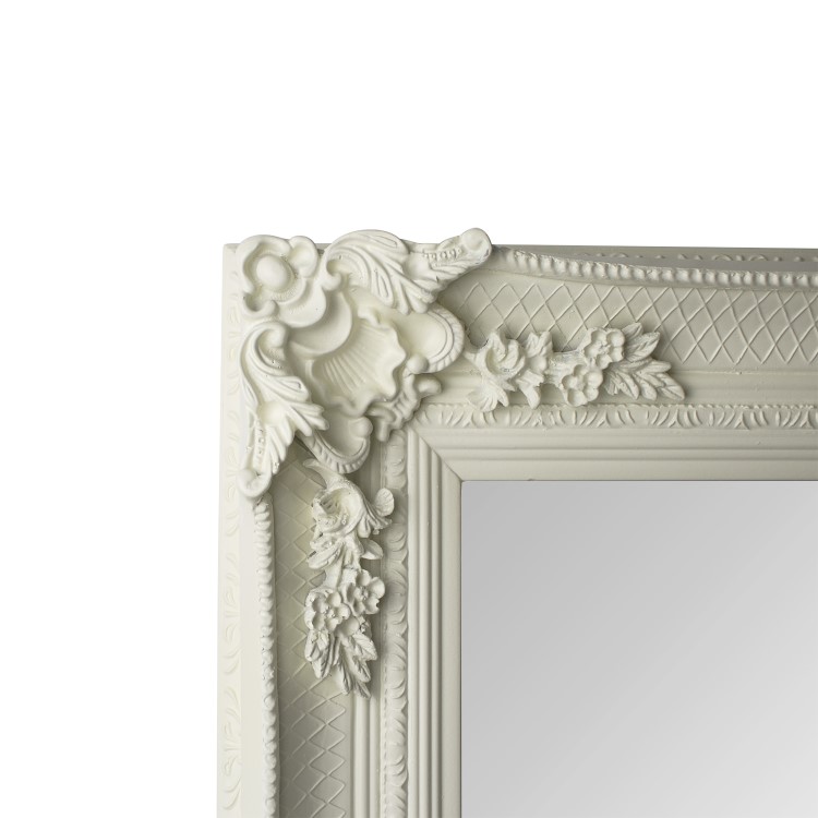 Full Length Leaner Mirror in Cream - Caspian House