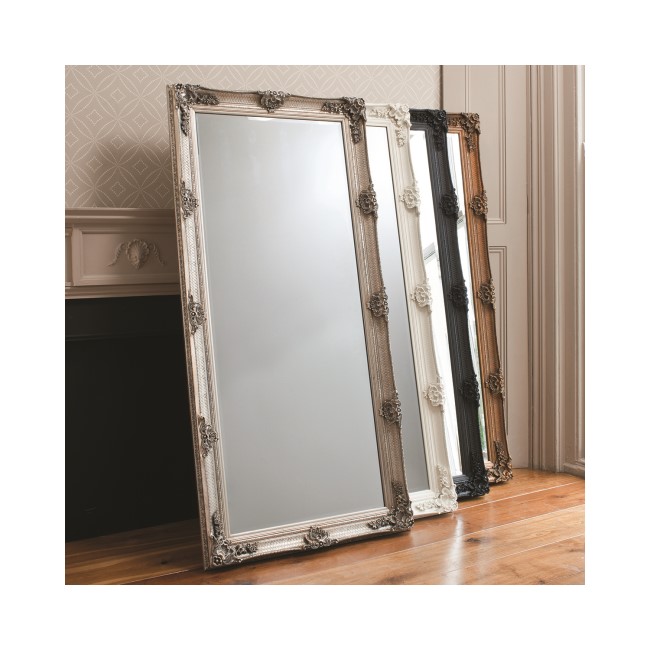 Full Length Leaner Mirror in Cream - Caspian House