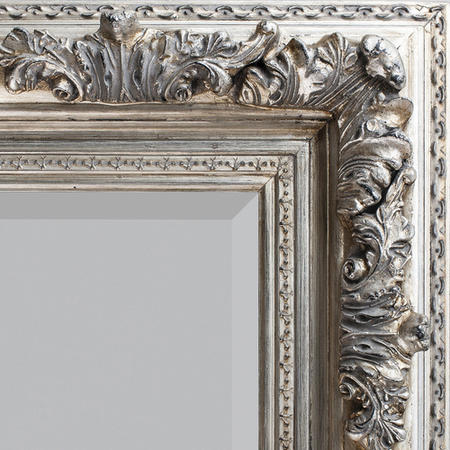 Antwerp Leaner Mirror in Silver - Caspian House