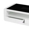 LPD Matrix White High Gloss Coffee Table with Infinity LED lights