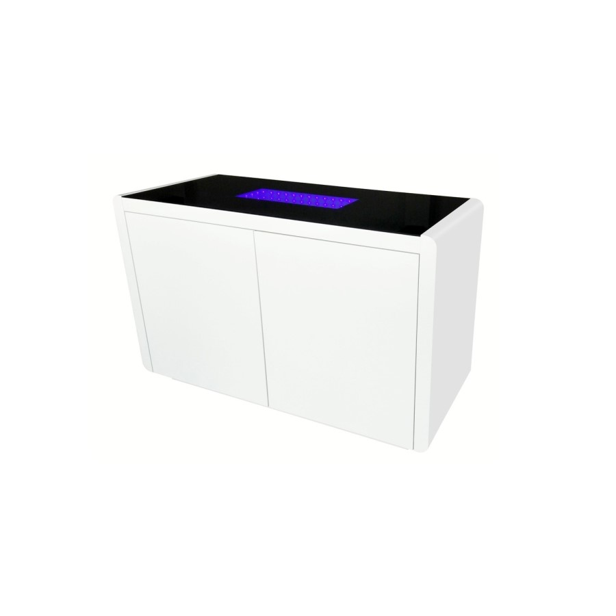 LPD Matrix White High Gloss LED 2 Door Sideboard