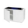 LPD Matrix White High Gloss LED 2 Door Sideboard