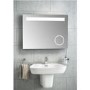 GRADE A1 - LED Illumination Incl Magnifying Mirror De-mist Shaving Socket & Infrared Sensor  Size_ 800x600x4