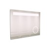 LED Illumination Incl Magnifying Mirror De-mist Shaving Socket &amp; Infrared Sensor  Size_ 800x600x4