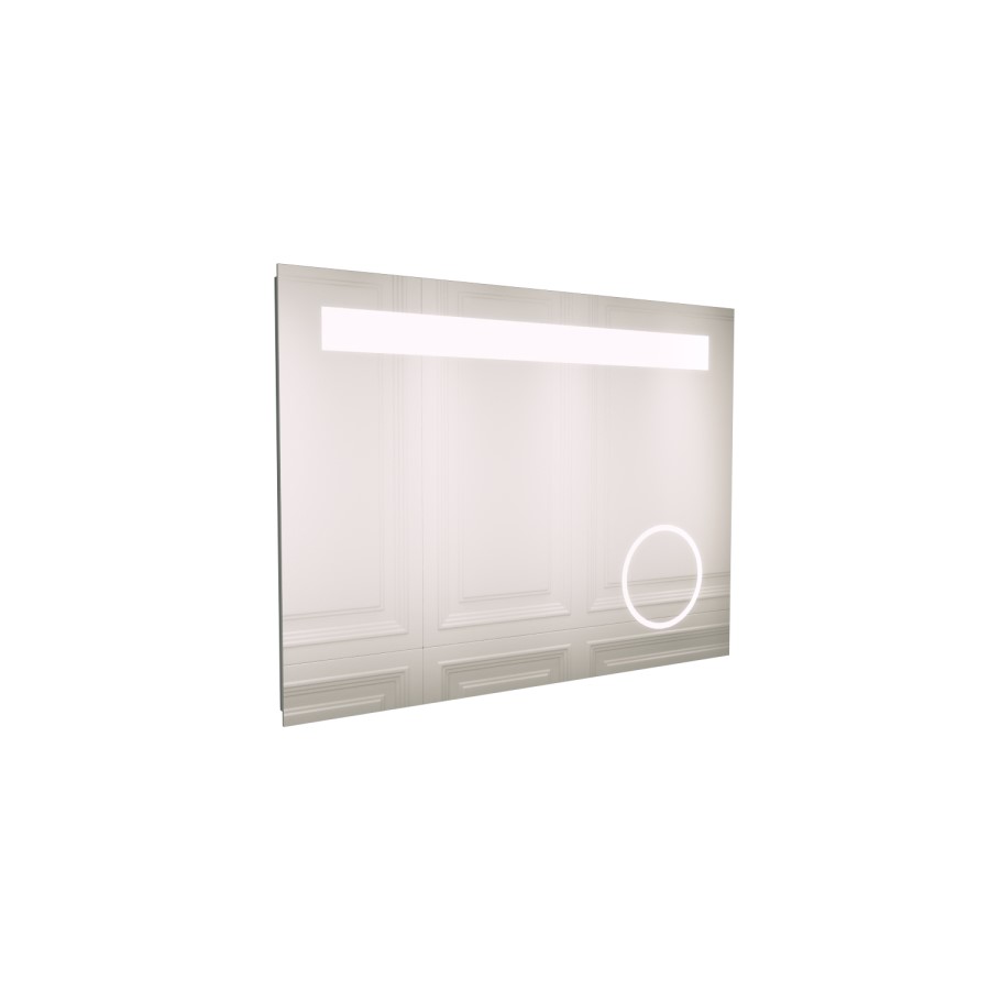 GRADE A1 - LED Illumination Incl Magnifying Mirror De-mist Shaving Socket & Infrared Sensor  Size_ 800x600x4