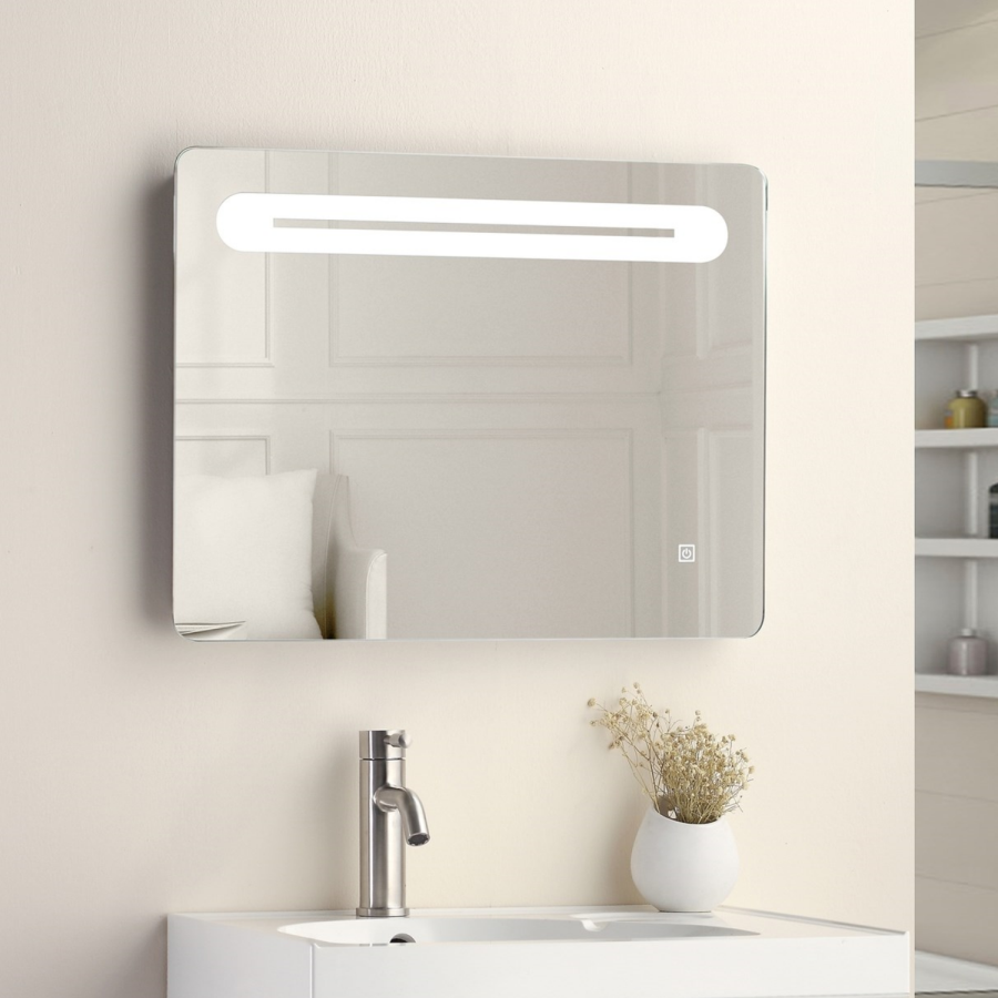GRADE A1 - Colando LED Bathroom Mirror with Demister Pad & Shaver Socket