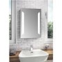 Tulia LED Bathroom Mirror with Illumination De-mist & Shaving Socket - H700 x W500 x D45mm