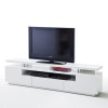 Evoque White High Gloss Soundbar TV Unit with LED Feature