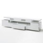 Evoque White High Gloss Soundbar TV Unit with LED Feature