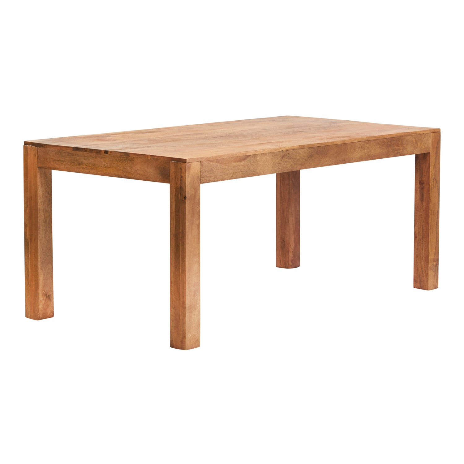 Solid Wood Rectangular Table Toko Light Solid Wood Rectangle Dining Table - Furniture123