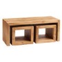 Toko Light Mango Cubed Coffee Table Set