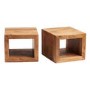 Toko Light Mango Cubed Coffee Table Set