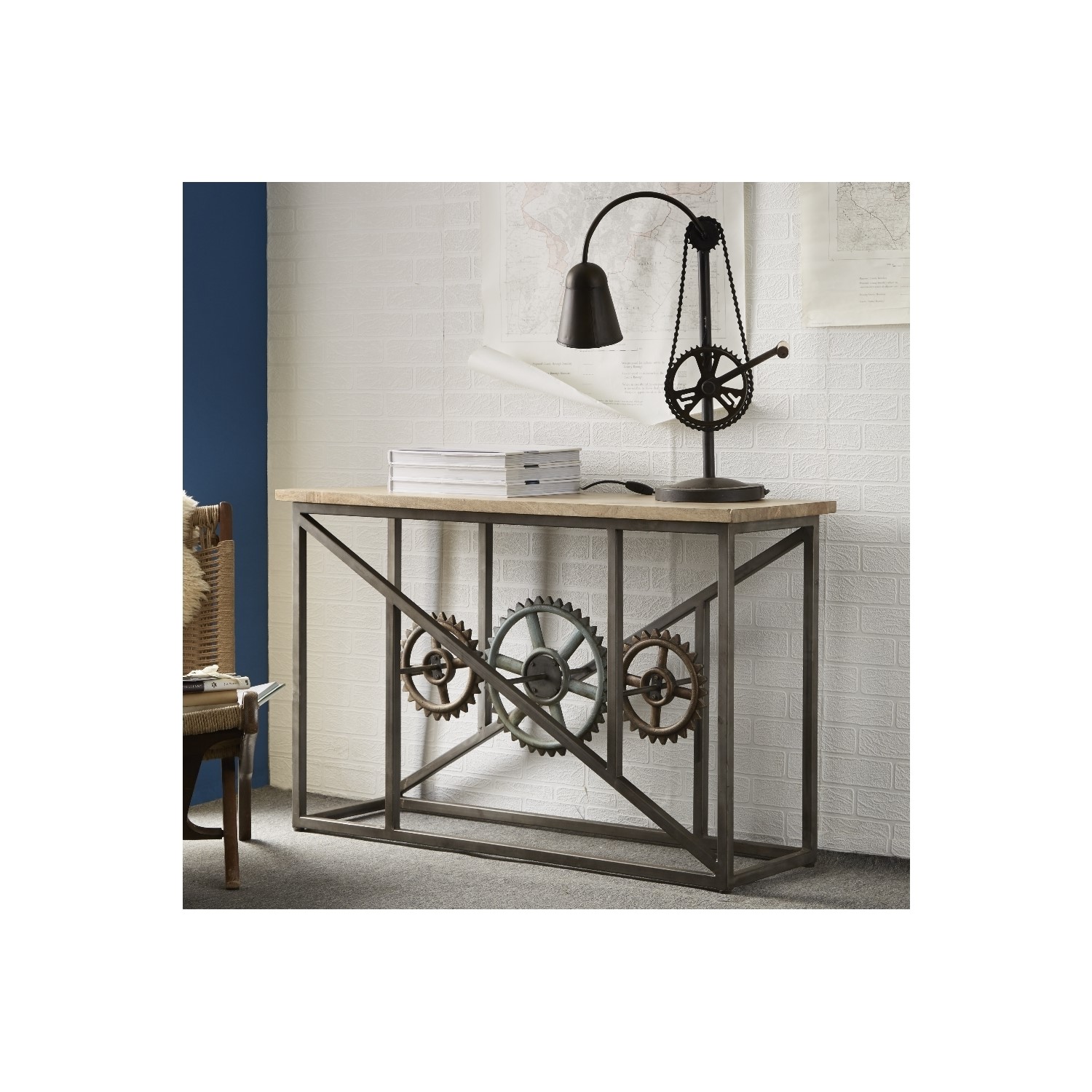 Evoke Console Table With Wheel Set - Furniture123