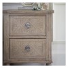 French Style Bedside Table with 2 Drawers - Mustique - Caspian House