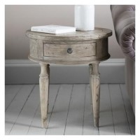 Mustique Round 1 Drawer Bedside Table Mustique Round 1 Drawer Bedside Table