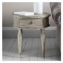 Mustique Round 1 Drawer Bedside Table