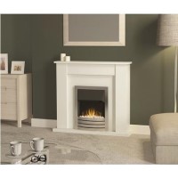 BeModern Kendall Electric Fire Surround and Fireplace Insert  - White