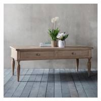Chevron Oak Coffee Table - Caspian House