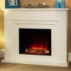 GRADE A2 - Suncrest Bedale Electric Fireplace Suite in Soft White