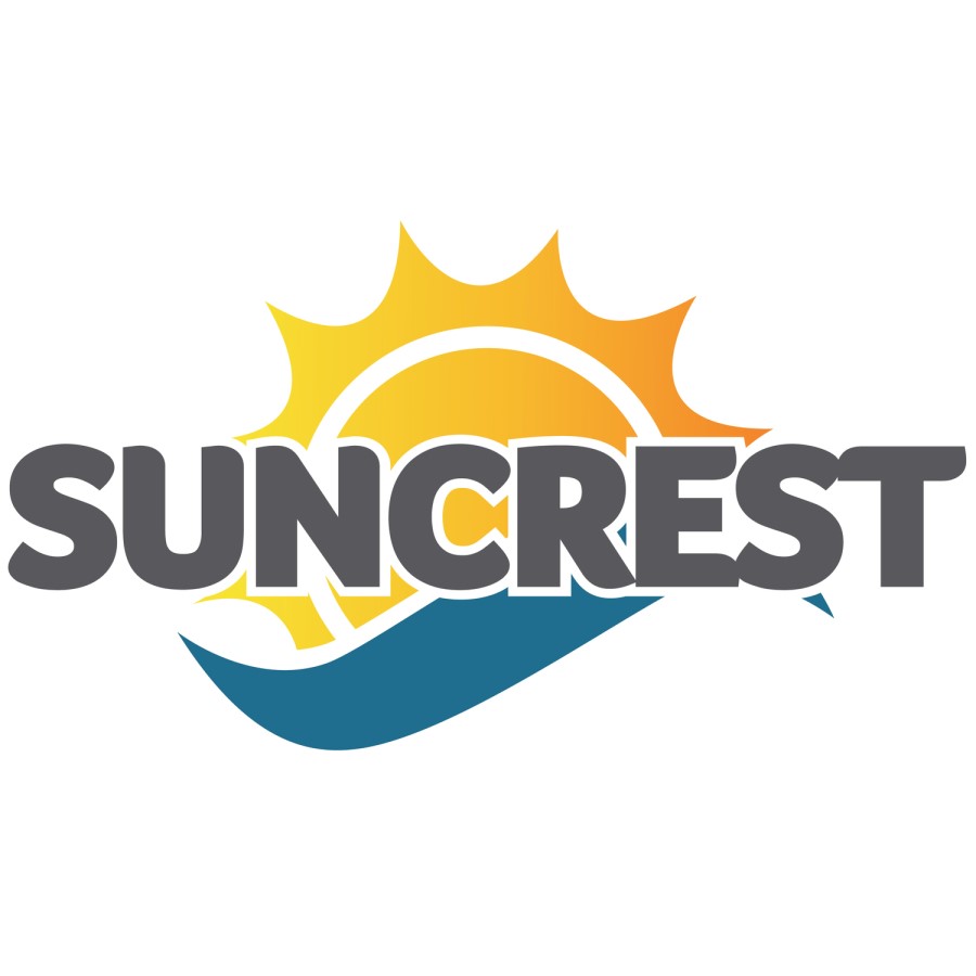 Suncrest Farnley Electric Fireplace Suite in Sandstone with Stove Effect Insert