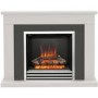 Be Modern 48" Matt Cashmere Freestanding Electic Fireplace Suite - Preston
