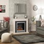 Be Modern 48" Matt Cashmere Freestanding Electic Fireplace Suite - Preston