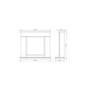 Cream Freestanding Log Effect Electric Fireplace Suite - Be Modern Elsham