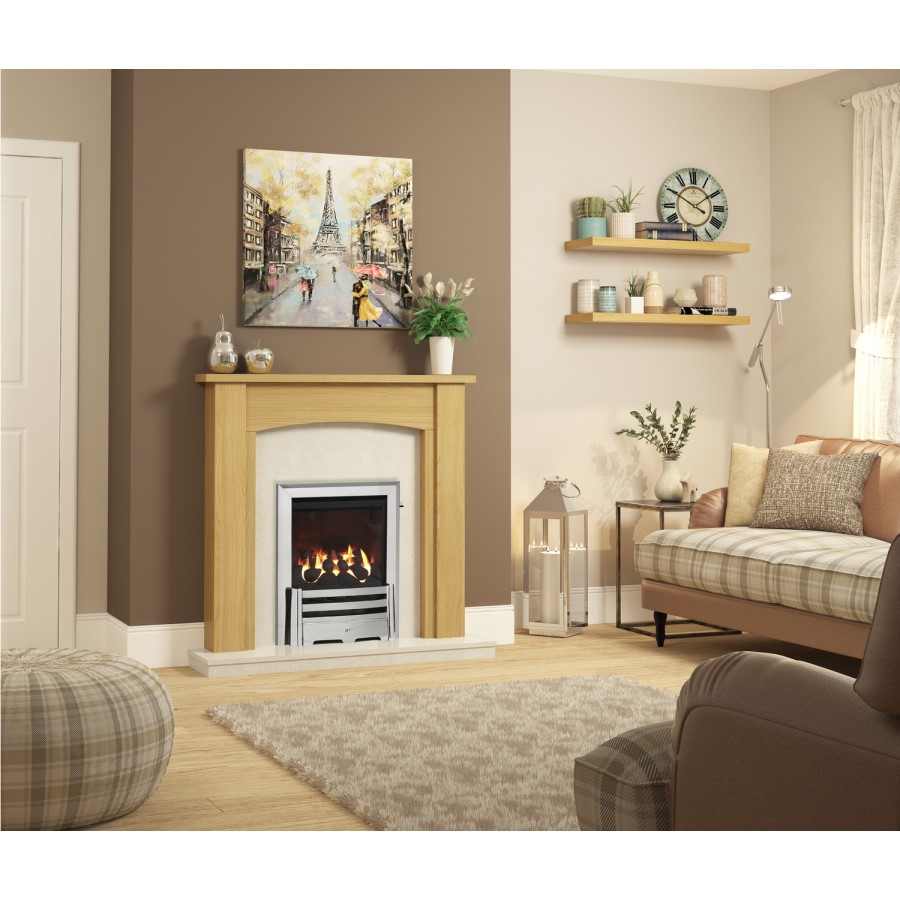 Be Modern 44" Ambleton Natural Oak Effect Surround Only