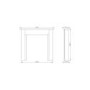 Hainsworth 44" Natural Oak Effect Fire Surround- Be Modern Range